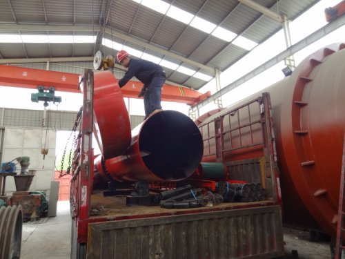 泥煤烘干機發(fā)貨現場